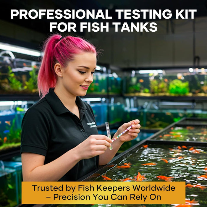 11-in-1 Aquarium Water Test Kit — 950 Tests with Thermometer