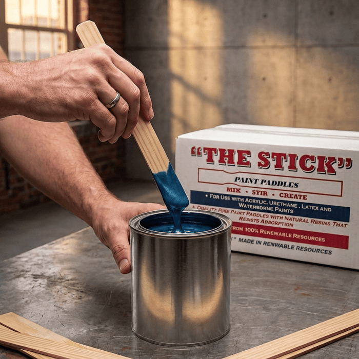 12 in Wood Paint Sticks, Economy case of 1000 -STICKS - Eagle National Supply