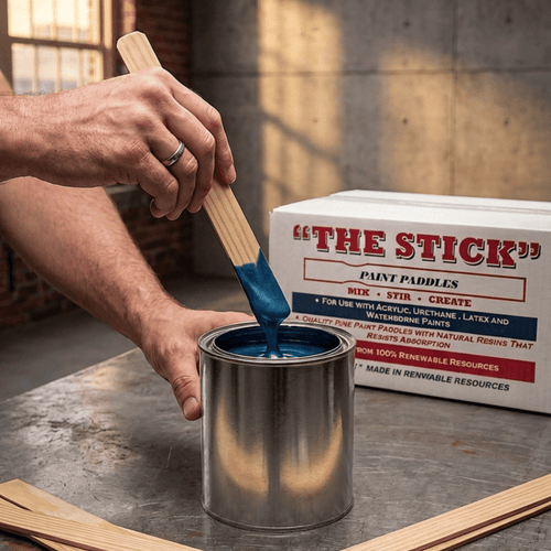 12 in Wood Paint Sticks, Economy case of 1000 -STICKS - Eagle National Supply