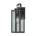 Black wall sconce, by Votatec, for hallway or living room