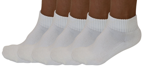 1/4 Crew Bamboo Socks - 5-Pack