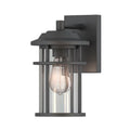 Black wall sconce, by Votatec, for hallway or living room