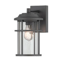 Black wall sconce, by Votatec, for hallway or living room