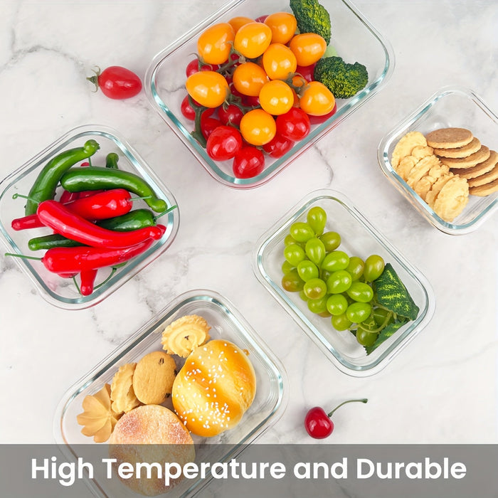 16-Piece Glass Food Storage Set