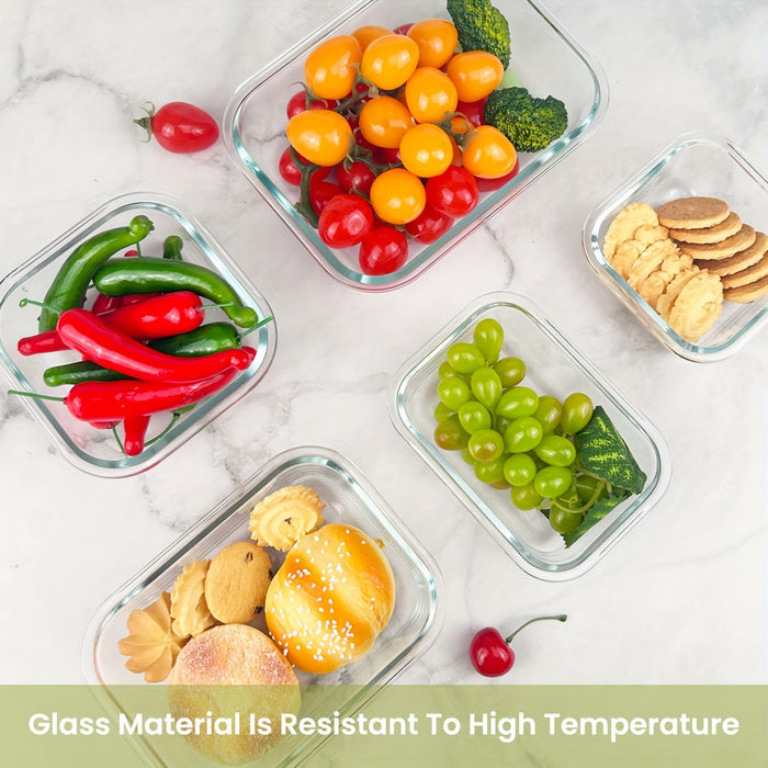 16-Piece Glass Food Storage Set