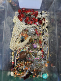 1lb Mixed  Jewelry For Crafting May Or May Not Have Matches J082326-2