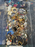1lb Mixed  Jewelry For Crafting May Or May Not Have Matches J082626-1