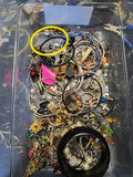 1lb Of Mixed Jewelry For Ctafting May Or May Not Have Matches J090226-1