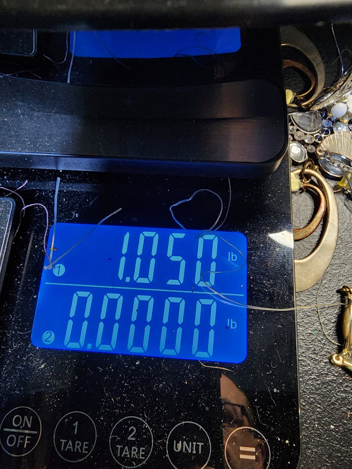 1lb Of Mixed Jewelry For Ctafting May Or May Not Have Matches J090226-1