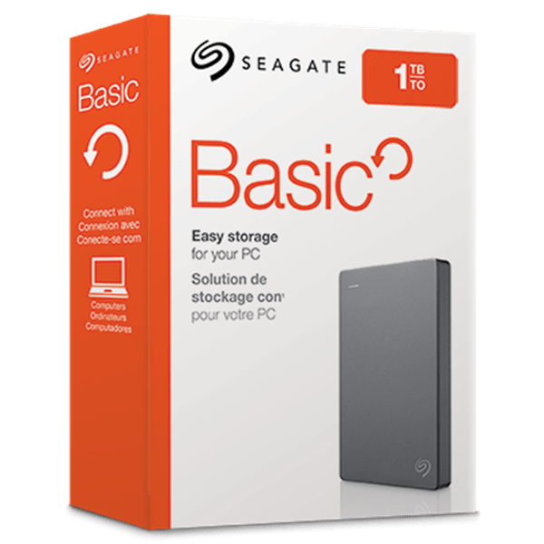 1TB Portable External USB Hard-Drive - Seagate - Backup