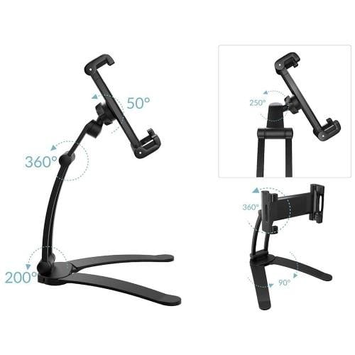 2-in-1 Tablet Stand & Wall Mount