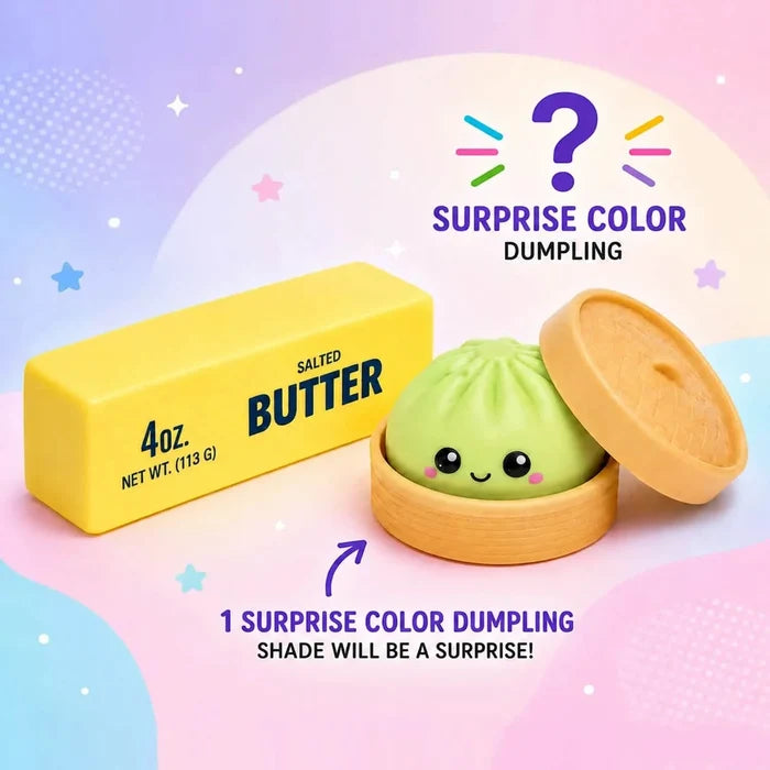 2-Pack: Squishy Dumpling & Butter Combo Pack