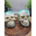 2-Piece Unscented Skull Candle Set