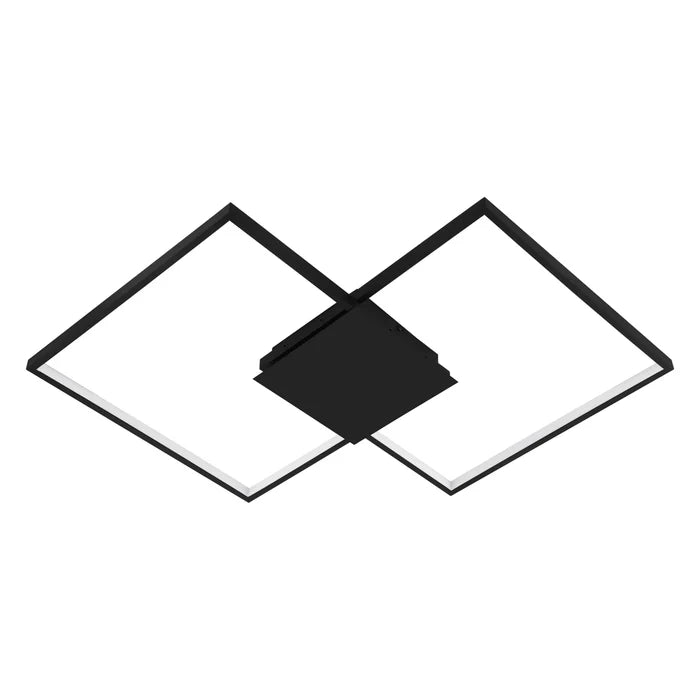 Flush-mount ceiling light, by EGLO, for hallway, bedroom, or entryway