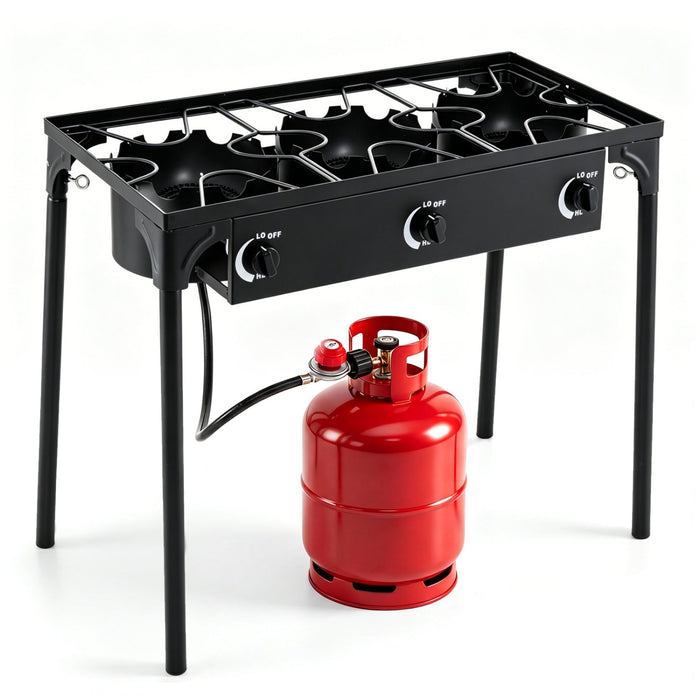 3-Burner Propane Outdoor Stove