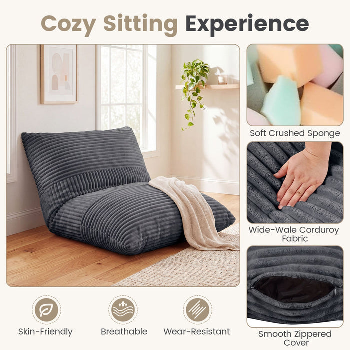 3-in-1 Giant Bean Bag Chair