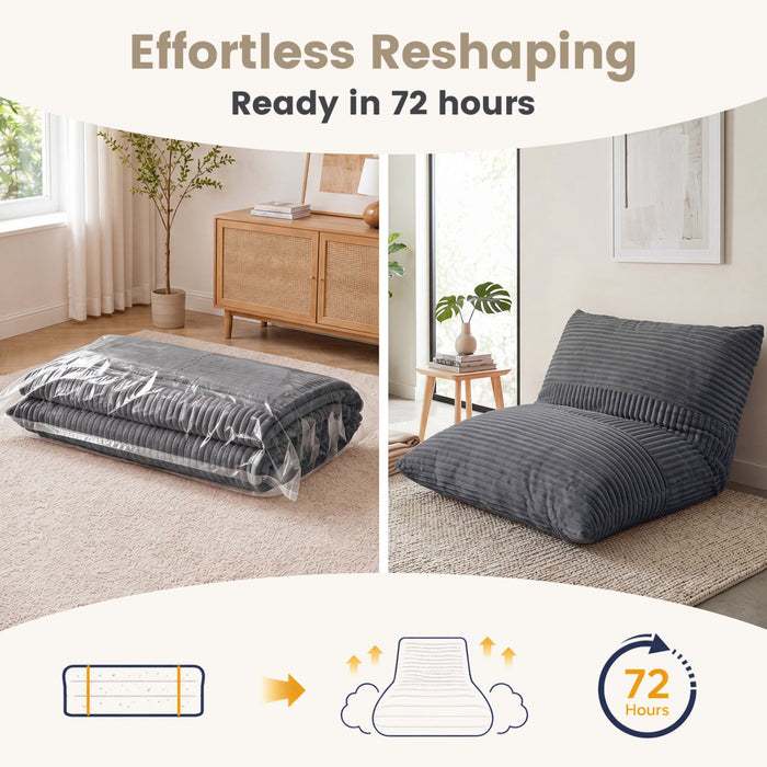 3-in-1 Giant Bean Bag Chair