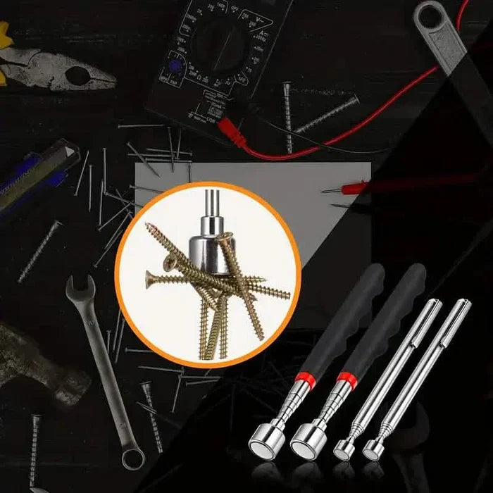 3-in-1 Telescopic Magnetic Grabber Tool
