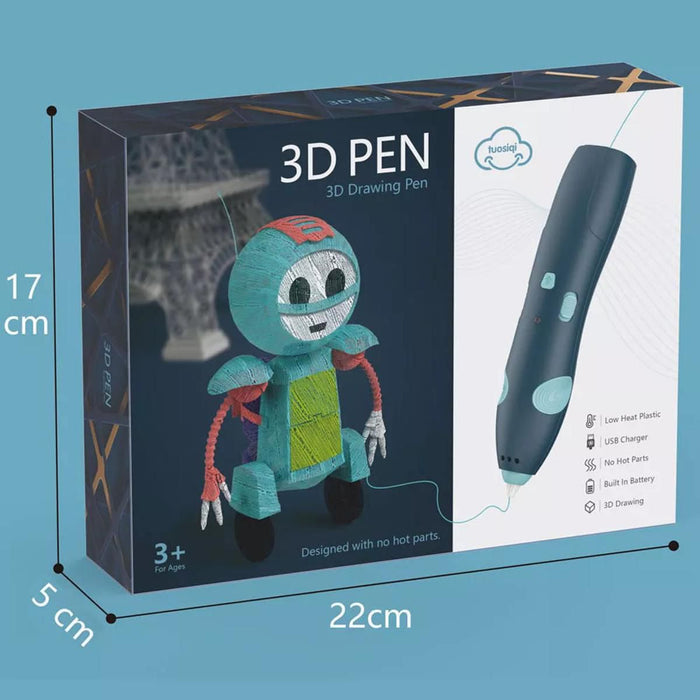 3D Drawing Pen for Kids – Safe No-Hot-Parts Design