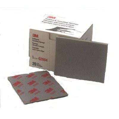 3M™ 2604 Flexible Sanding Sponge, 320/400 Grit, Box of 20 ---Eagle National Supply