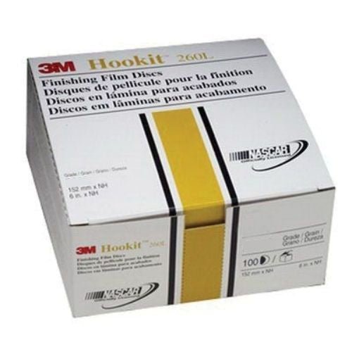 3M™ 1500 Grit Finishing Film Disc, 6 in Dia, White Aluminum Oxide, Box of 100 -0950---Eagle National Supply