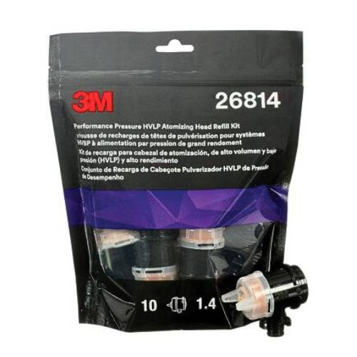 3M 26814 1.4 mm Orange Atomizing Head Refill Kit, 10 pk -26814---Eagle National Supply
