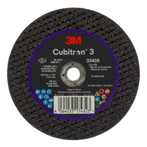 3M 33459 Cubitron 3 | Cut - Off Wheel | 6 Pack - 33459 - Eagle National Supply