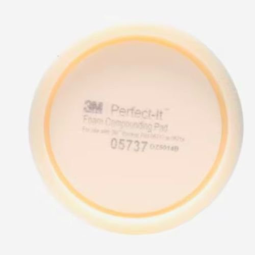 3M Perfect - It 05737 8" White Hookit Foam Compounding Pad - 5737 - Eagle National Supply
