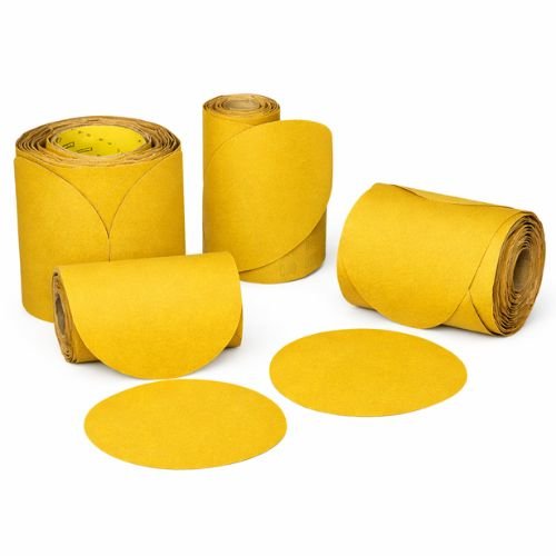 3M™ Stikit™ 6 in Gold Abrasive Disc Roll, No Hole | 100 per Roll - 9310 - 40 Grit - Eagle National Supply