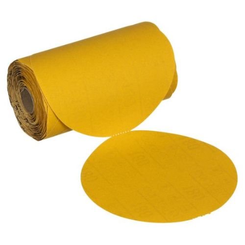 3M™ Stikit™ 6 in Gold Abrasive Disc Roll, No Hole | 100 per Roll - 9314 - 180 Grit - Eagle National Supply