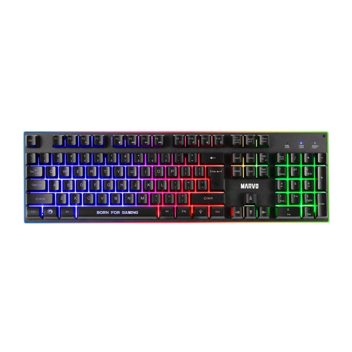 4-in-1 RGB Gaming UK Layout Keyboard Mouse Headset and Mat