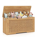 40" Rattan Kids Toy Box & Storage Bench