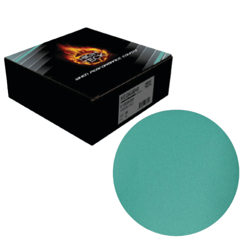 6 Inch 40 Grit Green Velcro Sanding Disc, 50 pk, High Teck - DAG6040 - Eagle National Supply