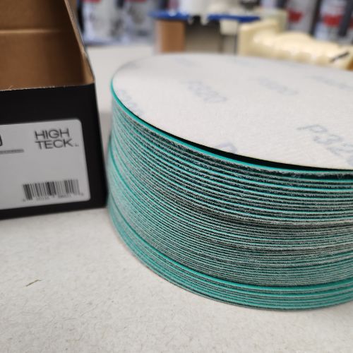 6 Inch 40 Grit Green Velcro Sanding Disc, 50 pk, High Teck - DAG6040 - Eagle National Supply