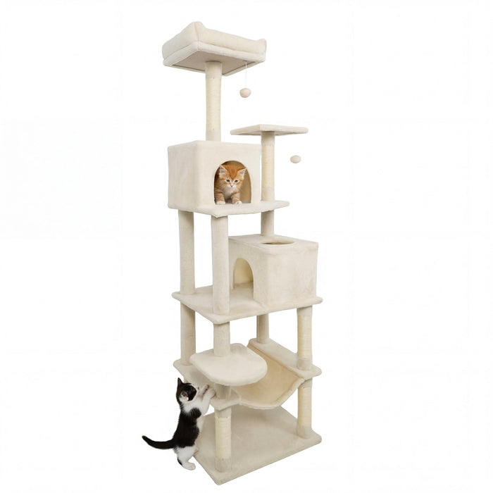 75" Multi-Level Cat Tree Tower