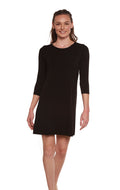 A-Line Bamboo Little Black Dress