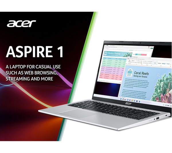 Acer Laptop A115-32 - Intel Dual-Core 8GB RAM 128GB SSD