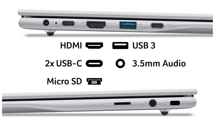 Acer Laptop Lite 14 - Intel Quad-Core 4GB DDR5 RAM 128GB