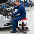 Adjustable Rolling Mechanic Stool