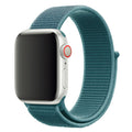 Apple Watch bandje - geweven - nylon - dennengroen