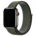 Apple Watch bandje - geweven - nylon - inverness groen