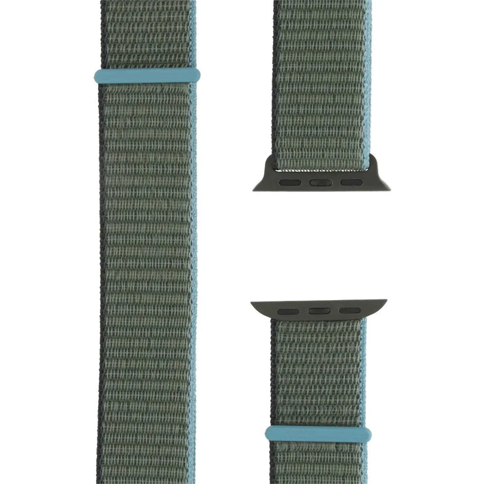 Apple Watch bandje - geweven - nylon - inverness groen