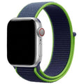 Apple Watch bandje - geweven - nylon - neon limoen