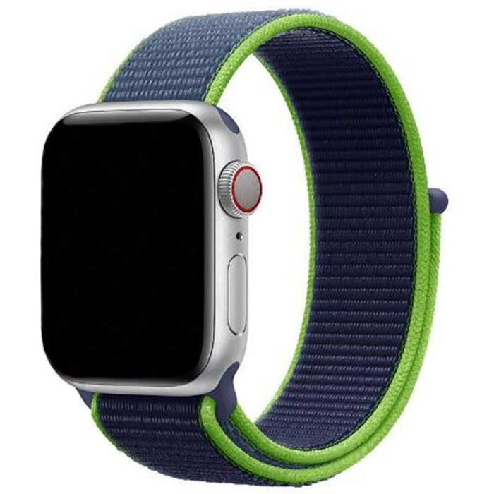 Apple Watch bandje - geweven - nylon - neon limoen
