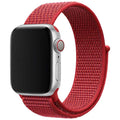 Apple Watch bandje - geweven - nylon - rood