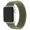 Apple Watch bandje - nylon - gevlochten solo - inverness groen