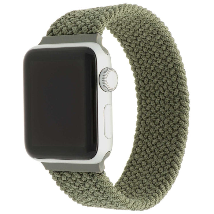 Apple Watch bandje - nylon - gevlochten solo - inverness groen