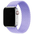 Apple Watch bandje - nylon - gevlochten solo - lavendel