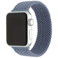 Apple Watch bandje - nylon - gevlochten solo - leisteen