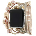 Apple Watch bandje - sieraad - Liz goud glitter